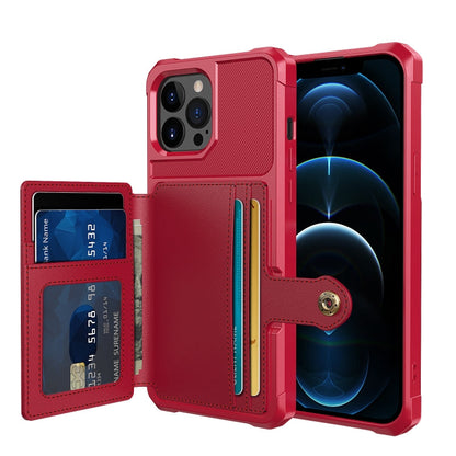 Magnetic Wallet Card Bag Leather Case, For iPhone 13 mini, For iPhone 13, For iPhone 13 Pro, For iPhone 13 Pro Max