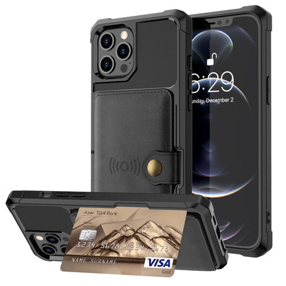 Magnetic Wallet Card Bag Leather Case, For iPhone 12 mini, For iPhone 12 / 12 Pro, For iPhone 12 Pro Max, For iPhone 11