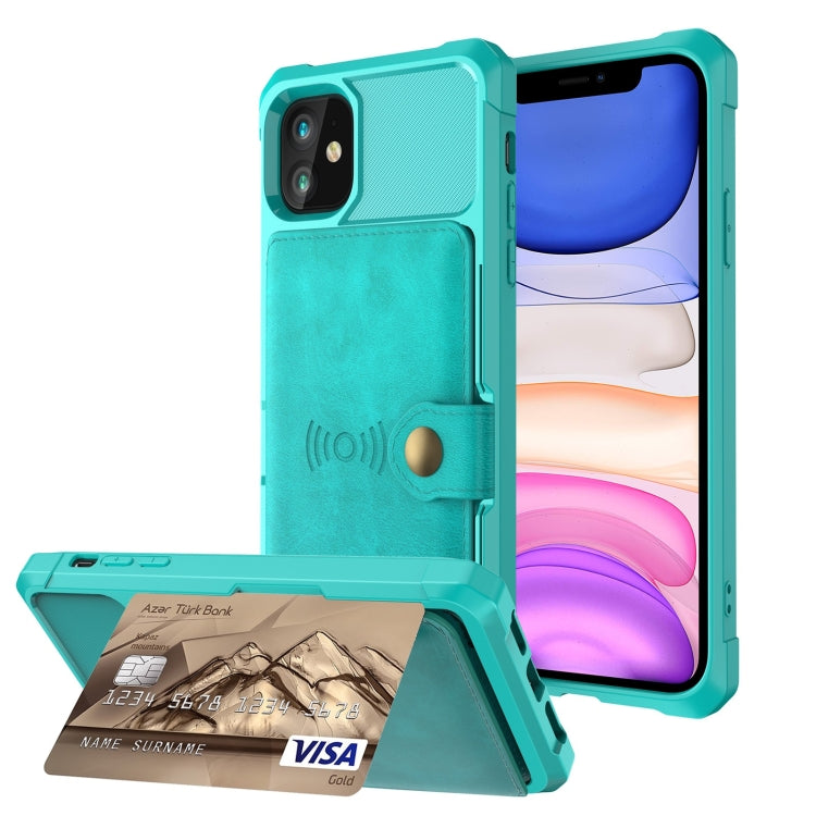 Magnetic Wallet Card Bag Leather Case, For iPhone 12 mini, For iPhone 12 / 12 Pro, For iPhone 12 Pro Max, For iPhone 11