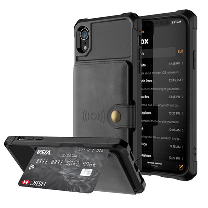 Magnetic Wallet Card Bag Leather Case, For iPhone 11 Pro, For iPhone 11 Pro Max, For iPhone X / XS, For iPhone XR