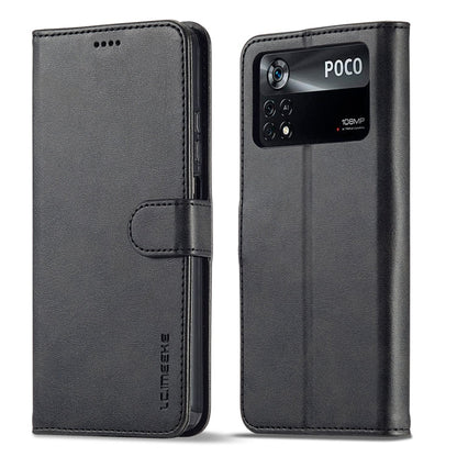 LC.IMEEKE Calf Texture Leather Phone Case, For Honor 50 / nova 9, For Honor 50 Pro / nova 9 Pro, For Xiaomi Poco X4 Pro 5G, For Xiaomi Poco M4 Pro