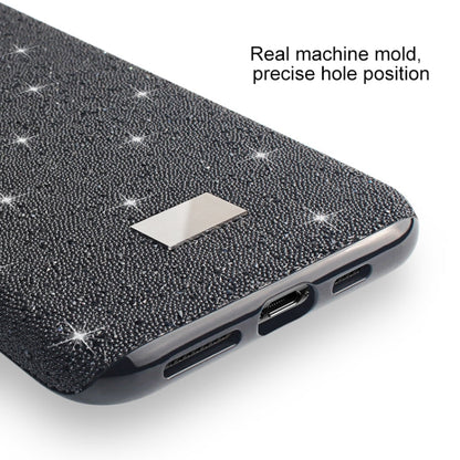 Mutural TPU + PC + Diamond Cloth Protective Case, For iPhone 11 Pro, For iPhone 11 Pro Max, For iPhone 11