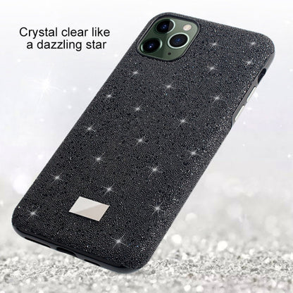 Mutural TPU + PC + Diamond Cloth Protective Case, For iPhone 11 Pro, For iPhone 11 Pro Max, For iPhone 11
