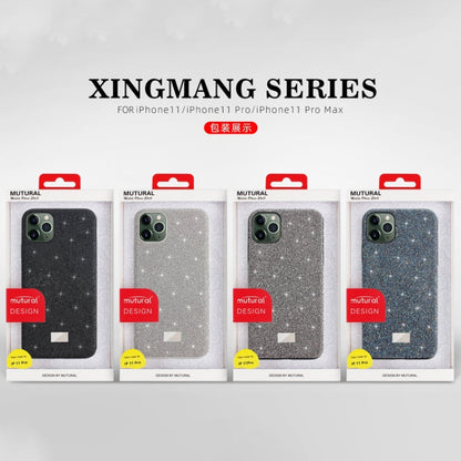 Mutural TPU + PC + Diamond Cloth Protective Case, For iPhone 11 Pro, For iPhone 11 Pro Max, For iPhone 11