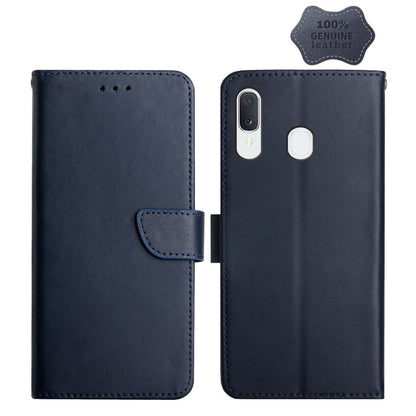 Genuine Leather Fingerprint-proof Horizontal Flip Phone Case, For Samsung Galaxy A40, For Samsung Galaxy A41, For Samsung Galaxy A42 5G, For Samsung Galaxy A50, For Samsung Galaxy A51, For Samsung Galaxy A51 5G, For Samsung Galaxy A70                  ...