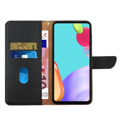 Genuine Leather Fingerprint-proof Horizontal Flip Phone Case, For Samsung Galaxy A91, For Samsung Galaxy F52 5G, For Samsung Galaxy J2 Prime, For Samsung Galaxy M10 / A10, For Samsung Galaxy M21 / M30s, For Samsung Galaxy M31, For Samsung Galaxy M51   ...