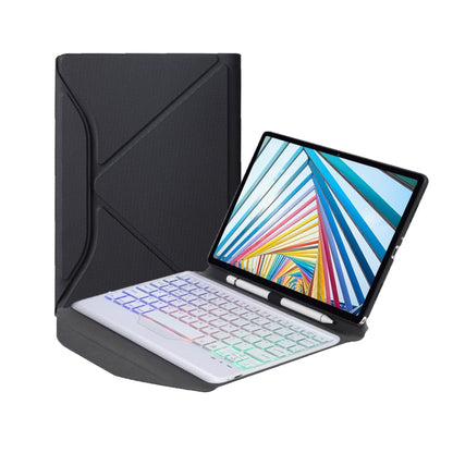 B0N5S Backlight Diamond Texture Bluetooth Keyboard Leather Case with Triangle Back Support, B0N5S, BM20S