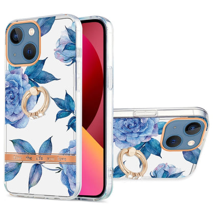 Ring IMD Flowers TPU Phone Case, For iPhone 13 mini, For iPhone 13, For iPhone 13 Pro, For iPhone 13 Pro Max