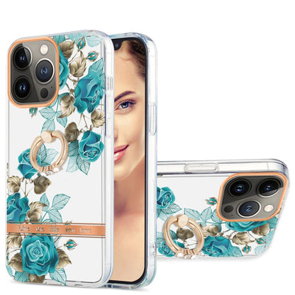 Ring IMD Flowers TPU Phone Case, For iPhone 13 mini, For iPhone 13, For iPhone 13 Pro, For iPhone 13 Pro Max