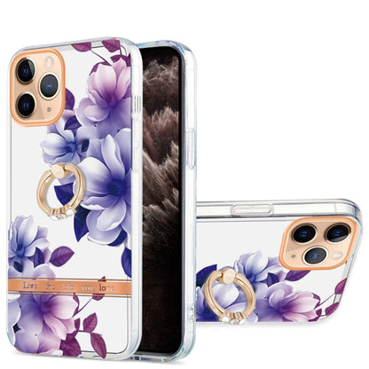 Ring IMD Flowers TPU Phone Case, For iPhone 12 / 12 Pro, For iPhone 12 Pro Max, For iPhone 11, For iPhone 11 Pro Max