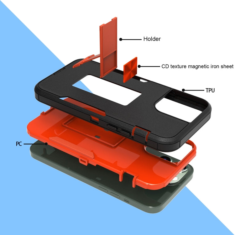 Magnetic Holder Phone Case, For iPhone 13, For iPhone 13 Pro
