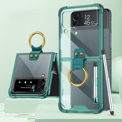 GKK Shockproof Airbag Phone Case with Ring Holder & Stylus Pen, with Stylus Pen