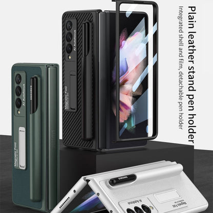 GKK Ultra-thin Shockproof Leather Protective Case with Holder & Pen Slots, For Samsung Galaxy Z Fold3 5G