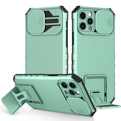 Stereoscopic Holder Sliding Camshield Phone Case, For iPhone 11, For iPhone 12, For iPhone 12 Pro