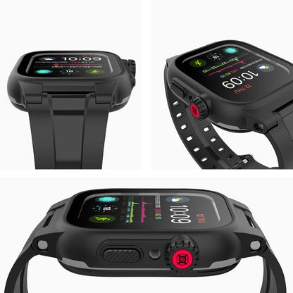 RedPepper TPU + PC + Silicone Waterproof Watch Case For Apple Watch Series 9 / 8 / 7 41mm, For Apple Watch Series 9 / 8 / 7 45mm