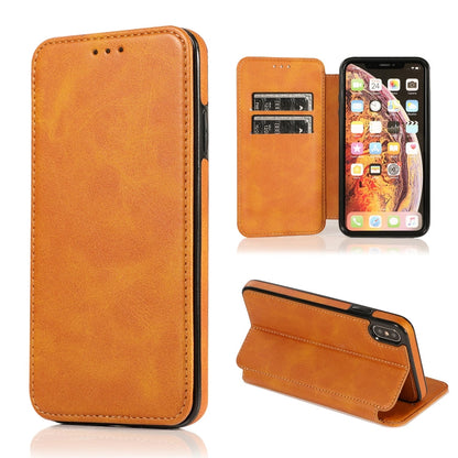Knight Magnetic Suction Leather Phone Case, For iPhone XS Max, For iPhone SE 2022 / SE 2020 / 7 / 8, For iPhone 7 Plus / 8 Plus