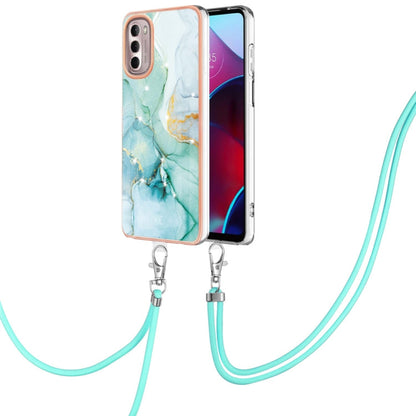 Electroplating Marble Pattern TPU Phone Case with Lanyard, For iPhone SE 2022 / SE 2020 / 8 / 7, For Motorola Moto G Stylus 2022, For Nokia G20 / G10, For Nokia G21 / G11