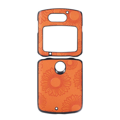 Sunflower Pattern PU+TPU+PC Shockproof Phone Case, For iPhone 13 Pro Max, For Motorola Razr 5G, For Huawei P50 Pocket
