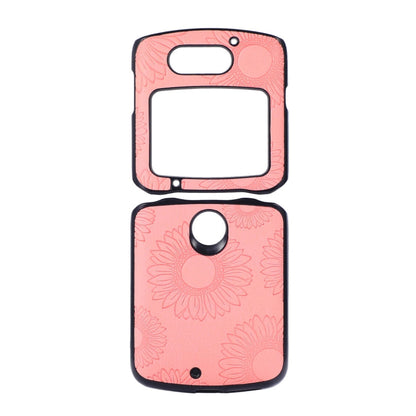 Sunflower Pattern PU+TPU+PC Shockproof Phone Case, For iPhone 13 Pro Max, For Motorola Razr 5G, For Huawei P50 Pocket
