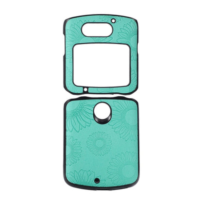 Sunflower Pattern PU+TPU+PC Shockproof Phone Case, For iPhone 13 Pro Max, For Motorola Razr 5G, For Huawei P50 Pocket