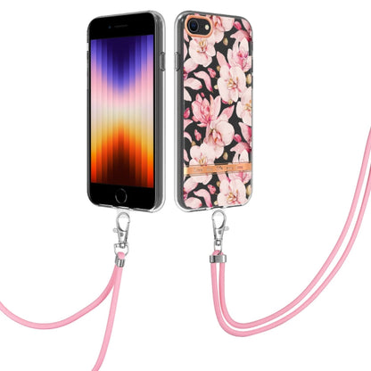 Flowers Series TPU Phone Case with Lanyard, For iPhone SE 2022/SE 2020/8/7, For Motorola Moto G Stylus 2022 4G, For Motorola Moto G31/G41, For Motorola Moto G51 5G