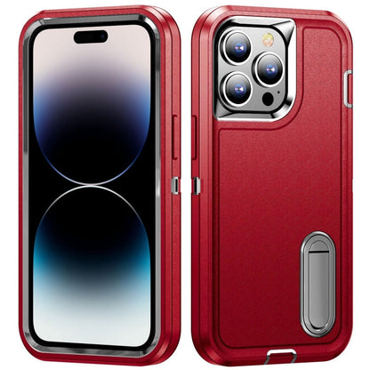 3 in 1 Rugged Holder Phone Case, For iPhone 14 Pro, For iPhone 14 Pro Max