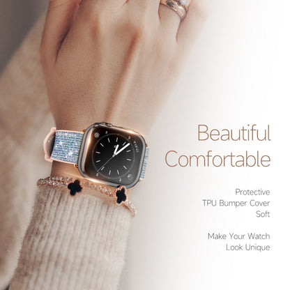 DUX DUCIS Samo Series Electroplated TPU Watch Case For Apple Watch Series, For Apple Watch Series 9 / 8 / 7 45mm