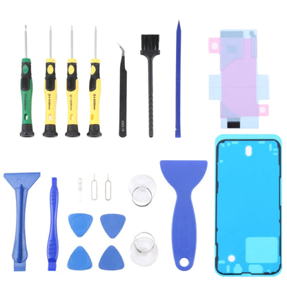 JIAFA JF-8182 21 in 1 Battery Adhesive + LCD Frame Waterproof Adhesive + Repair Tool Set, For iPhone 11, For iPhone 11 Pro, For iPhone 11 Pro Max, For iPhone 12, For iPhone 12 mini, For iPhone 12 Pro, For iPhone 12 Pro Max, For iPhone 13               ...