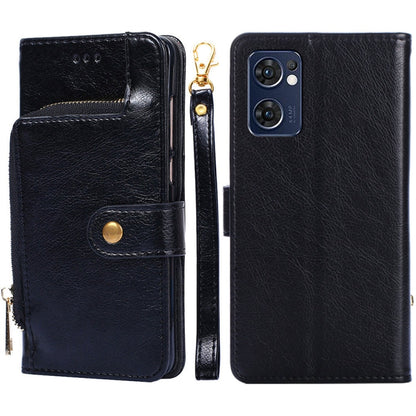 Zipper Bag Leather Phone Case, For OPPO Find X5 Pro, For OPPO K10 5G, For OPPO K10 Pro 5G, For OPPO Reno7 4G/F21 Pro 4G, For OPPO Reno7 5G Global/Find X5 Lite, For OPPO Realme 9 Pro
