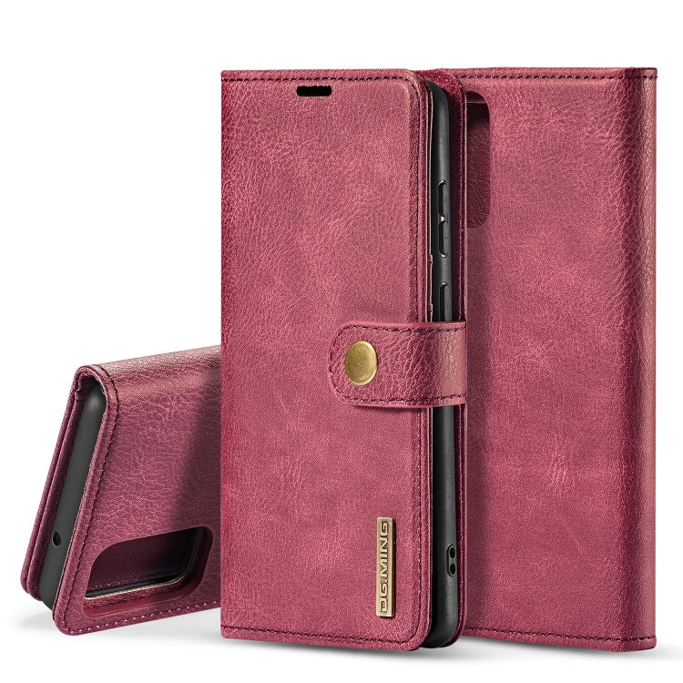 DG.MING Crazy Horse Texture Flip Detachable Magnetic Leather Case with Holder & Card Slots & Wallet, For Galaxy S20, For Galaxy S20+, For Galaxy S20 Ultra