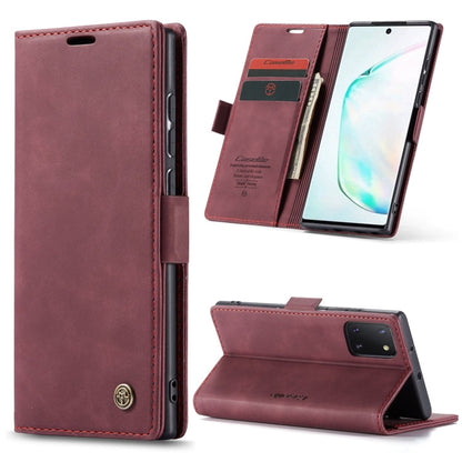 CaseMe Multifunctional Horizontal Flip Leather Case, with Card Slot & Holder & Wallet, For Galaxy A51, For Galaxy A71, For Galaxy A81 / Note 10 Lite, For Galaxy A91 / S10 Lite