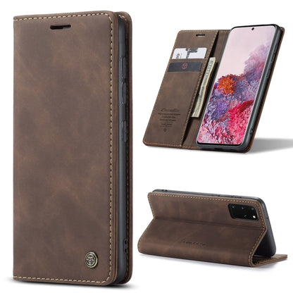 CaseMe Multifunctional Horizontal Flip Leather Case, with Card Slot & Holder & Wallet, For Galaxy S20, For Galaxy S20 Plus, For Galaxy S20 Ultra