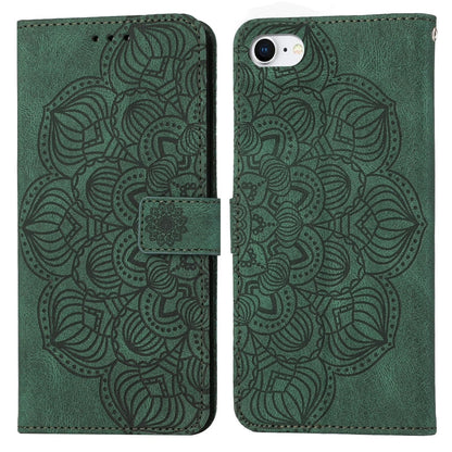Mandala Embossed Flip Leather Phone Case, For iPhone XS Max, For iPhone SE 2022 / 2020 / 8 / 7, For iPhone 7 Plus / 8 Plus