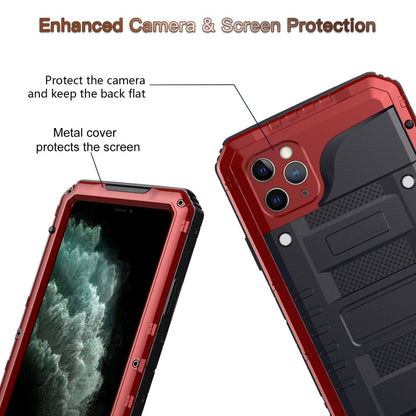Dustproof Shockproof Waterproof Silicone + Metal Protective Case, For iPhone 11, For iPhone 11 Pro Max, For iPhone 11 Pro