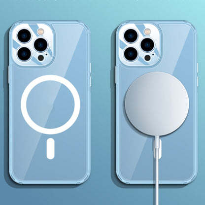 Soft Shield MagSafe Magnetic Acrylic Transparent PC Phone Case, For iPhone 12 Pro, For iPhone 12