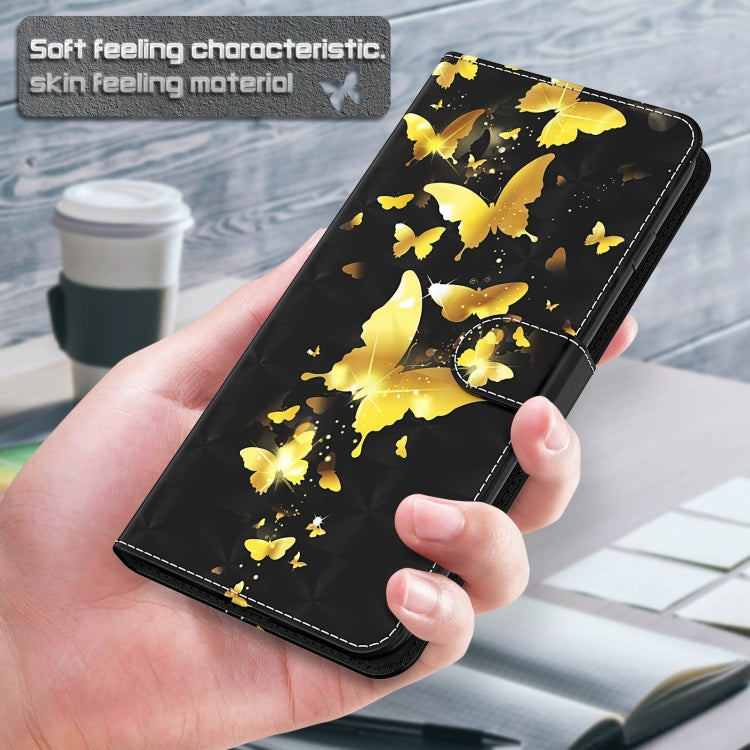 3D Painting Pattern Flip Leather Phone Case, For iPhone 14, For iPhone 14 Plus