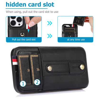 Wristband Kickstand Wallet Leather Phone Case, For iPhone 11 Pro, For iPhone 11 Pro Max, For iPhone X / XS, For iPhone XR