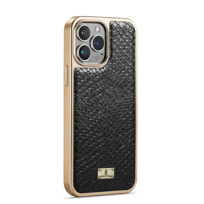 Snake Texture Electroplating PU Phone Case, For iPhone 13, For iPhone 13 Pro, For iPhone 13 Pro Max, For iPhone 12 / 12 Pro, For iPhone 12 Pro Max, For iPhone 11