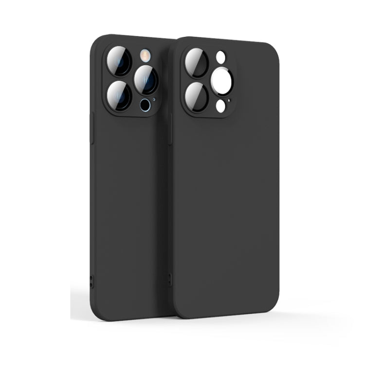 Lens Glass Film Liquid State Phone Case, For iPhone 12, For iPhone 12 Pro, For iPhone 11 Pro