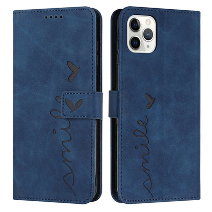 Skin Feel Heart Pattern Leather Phone Case, For iPhone 12 Pro Max, For iPhone 11, For iPhone 11 Pro, For iPhone 11 Pro Max