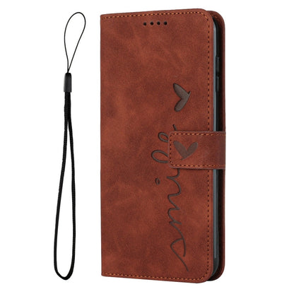 Skin Feel Heart Pattern Leather Phone Case, For iPhone XS / X, For iPhone XS Max, For iPhone XR, For iPhone SE 2022 / SE 2020 / 8 / 7
