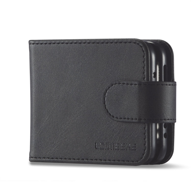 LC.IMEEKE Calf Texture Leather Phone Case, For Samsung Galaxy Z Flip4 5G, For Samsung Galaxy Z Fold4 5G