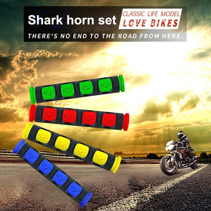 2 PCS Motorcycle Modification Accessories PVC Horn ShapeHand Grip Cover Handlebar Set
