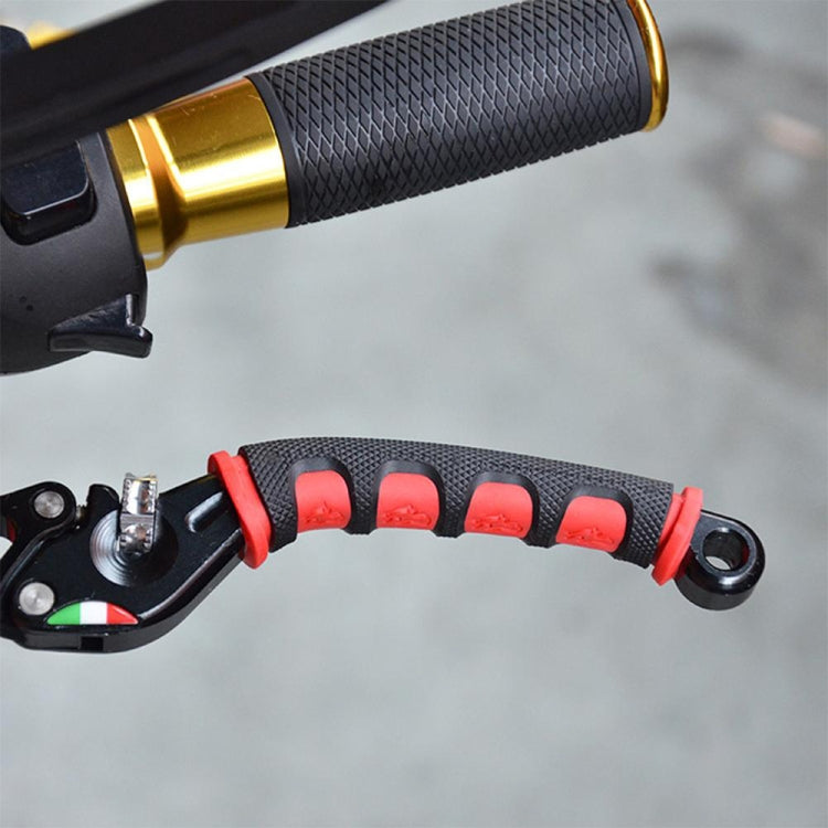 2 PCS Motorcycle Modification Accessories PVC Horn ShapeHand Grip Cover Handlebar Set