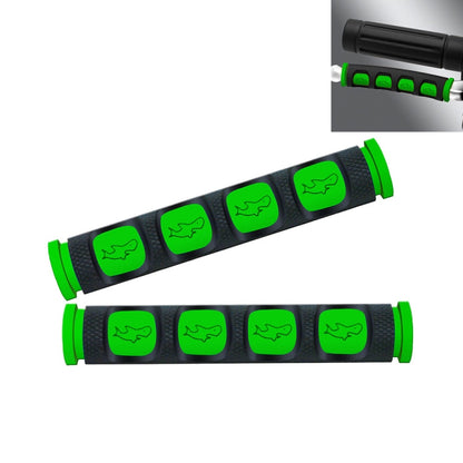 2 PCS Motorcycle Modification Accessories PVC Horn ShapeHand Grip Cover Handlebar Set