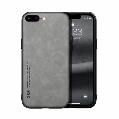 Skin Feel Magnetic Leather Back Phone Case, For iPhone XR, For iPhone XS Max, For iPhone SE 2022 / SE 2020 / 7 / 8, For iPhone 7 Plus / 8 Plus