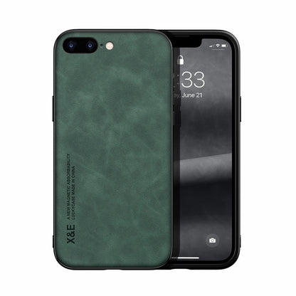 Skin Feel Magnetic Leather Back Phone Case, For iPhone XR, For iPhone XS Max, For iPhone SE 2022 / SE 2020 / 7 / 8, For iPhone 7 Plus / 8 Plus