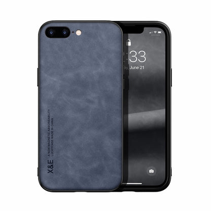 Skin Feel Magnetic Leather Back Phone Case, For iPhone XR, For iPhone XS Max, For iPhone SE 2022 / SE 2020 / 7 / 8, For iPhone 7 Plus / 8 Plus