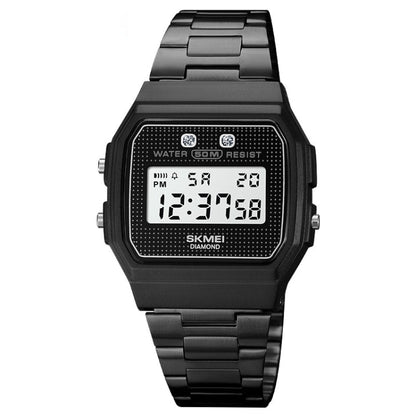 SKMEI 1952 Resin Mirror ABS Case Waterproof Electronic Watch