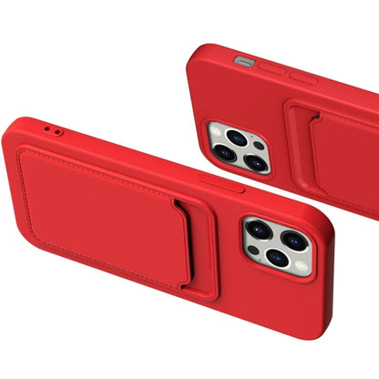 TPU + Flannel Lining Card Slots Phone Case, For iPhone 14 Plus